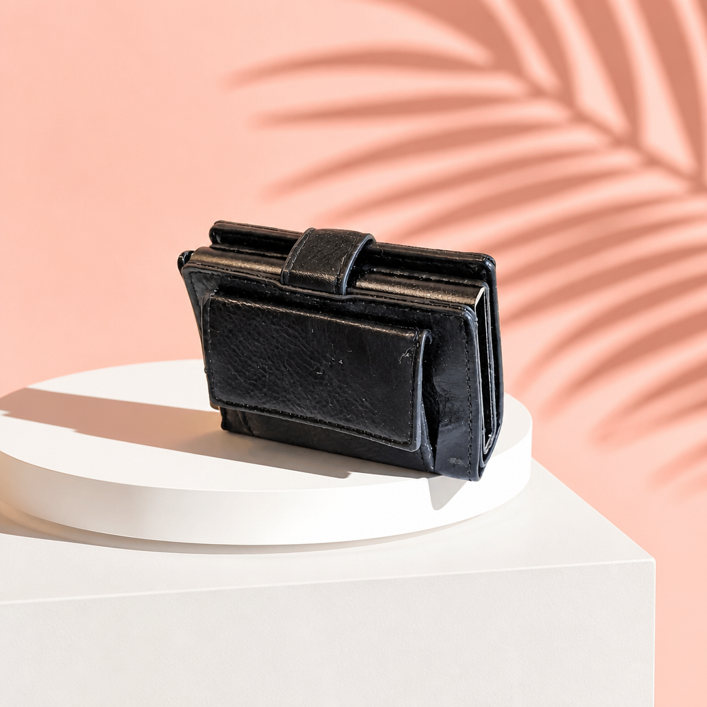 Vīriešu naudas maks ar Pop-Up Card Holder sistēmu